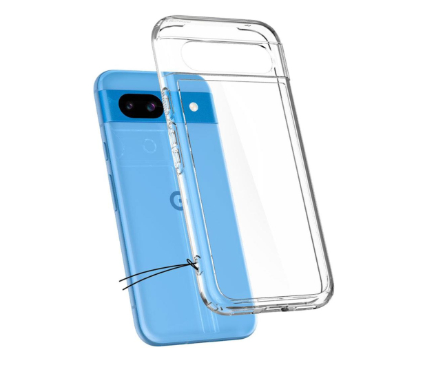 SPIGEN Ultra Hybrid do Google Pixel 8a 5G Crystal Clear - 1274746 - zdjęcie 8